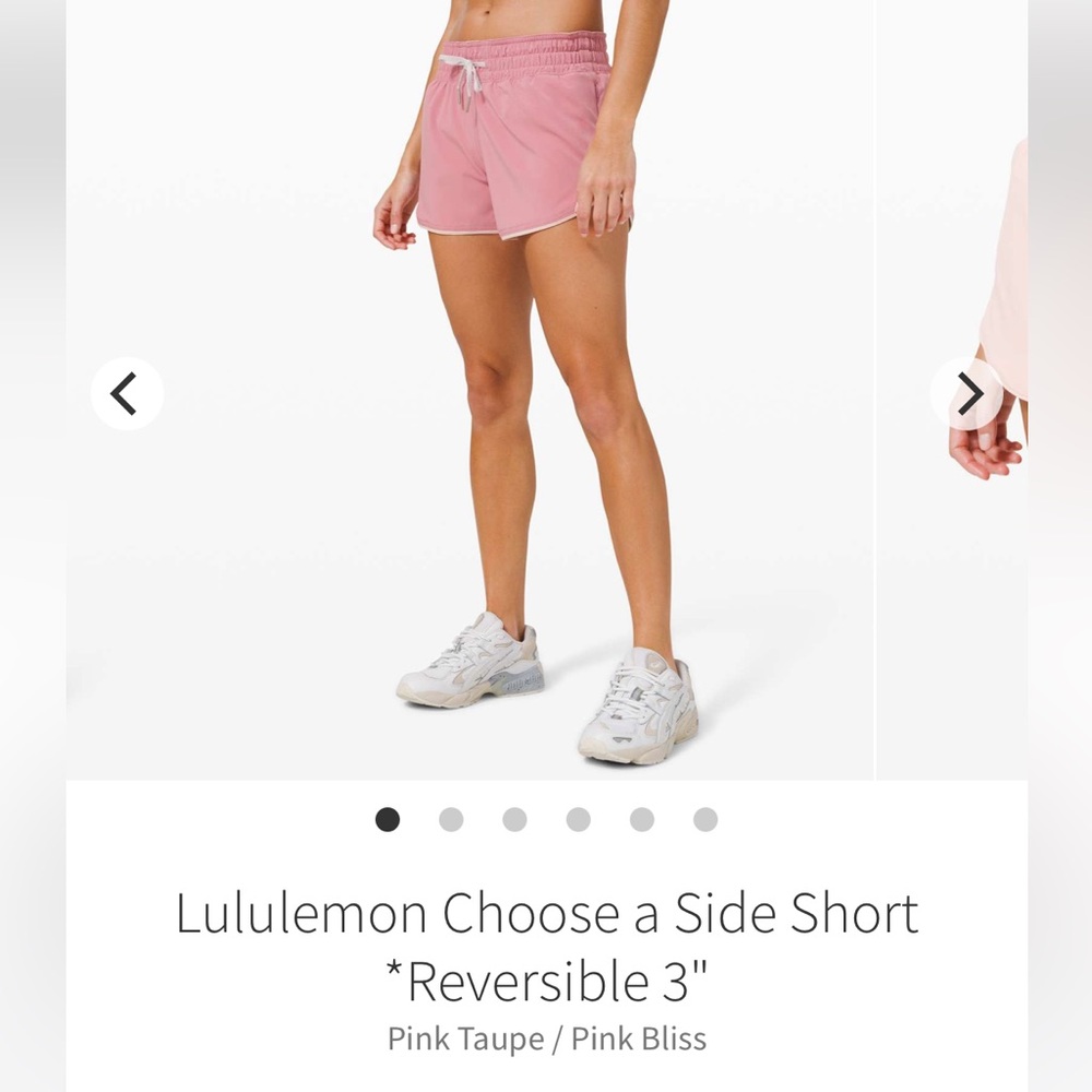 lululemon Choose A Side Reversible Shorts 3”